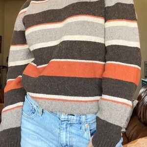 Retro Style American Eagle Outfitters Cozy Striped Knit